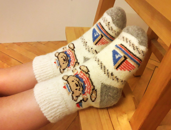 Детские шерстяные носки
